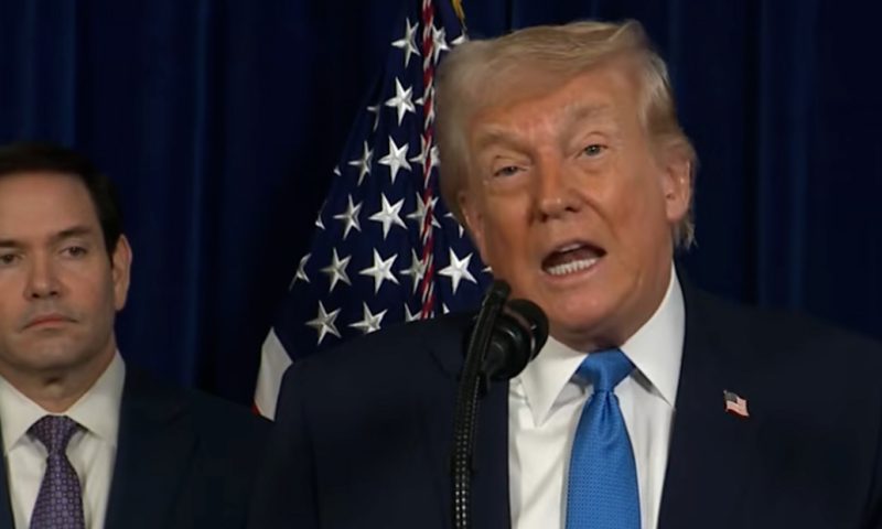 ‘‘Vamos governar a Venezuela e  nossa empresa de petróleo vai consertar o país’’, diz Trump após captura de Maduro