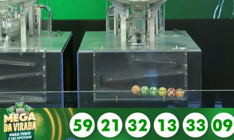 Mega da Virada: tem números sorteados para prêmio de R$ 1,09 bilhão