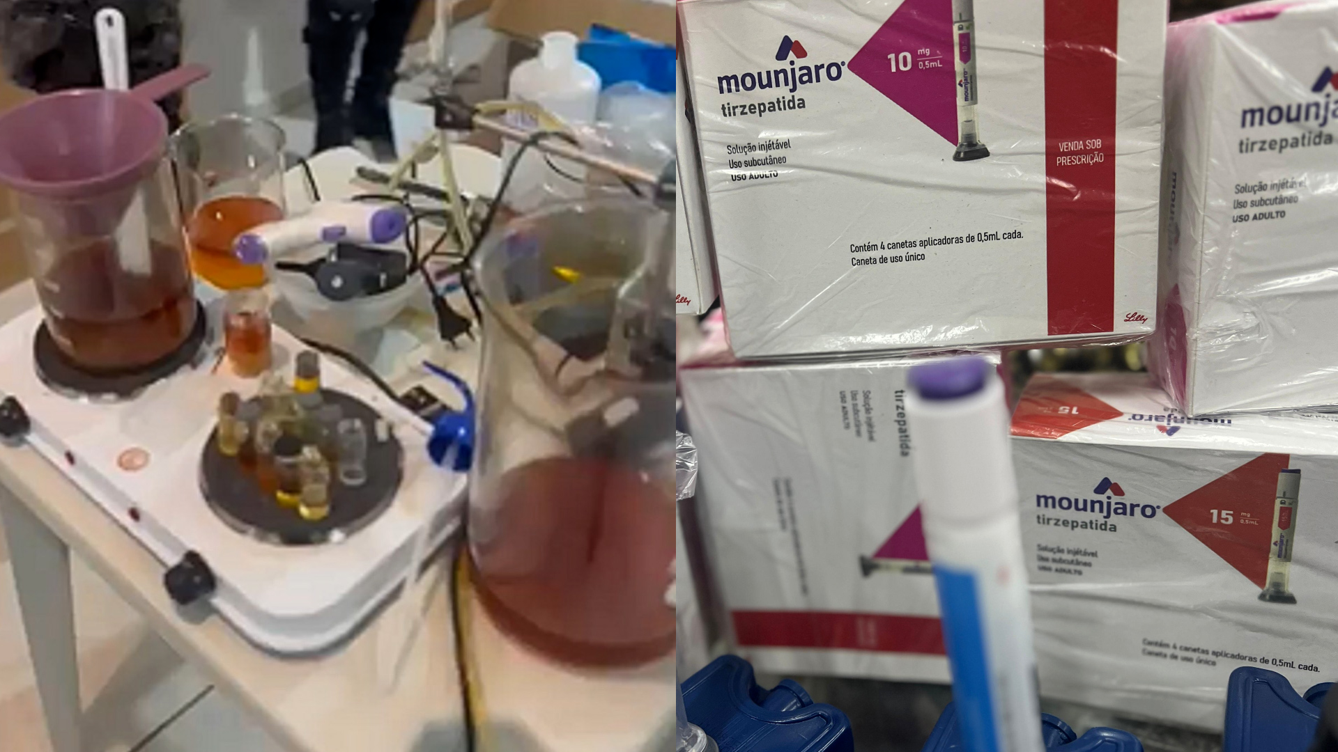 Polícia Civil desarticula organização criminosa e desmonta fábrica clandestina de Mounjaro e anabolizantes em Maceió,AL