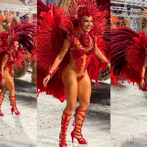 Carnaval 2026: Tapa-sexo de Virginia Fonseca descola no meio do desfile da Grande Rio