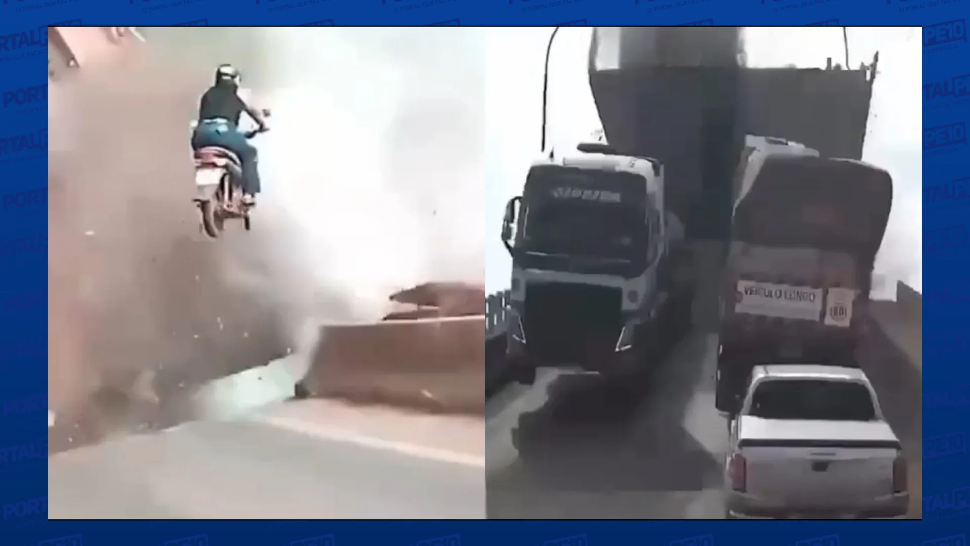 Novo vídeo mostra  momento exato de ponte desabando entre TO e MA