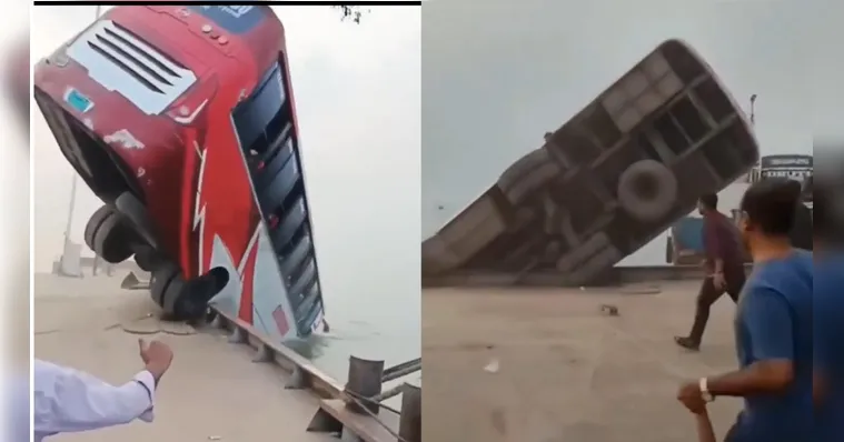 VÍDEO: Ônibus com 40 pessoas cai em rio em Bangladesh e deixa 24 mortos