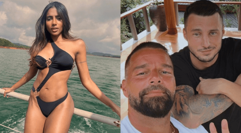 Influenciadora descobre traição do namorado com Ricky Martin por causa do pé