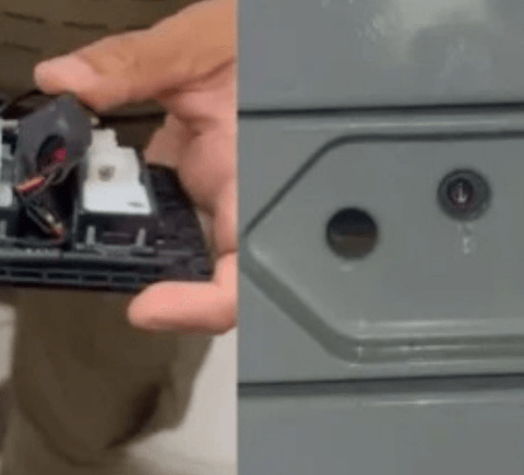 Funcionária encontra microcâmera escondida em tomada no banheiro de empresa em SC