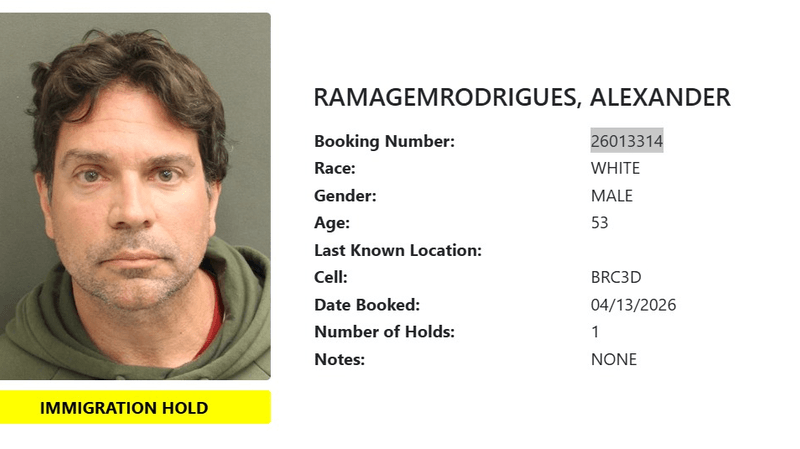 EUA divulgam imagem de Ramagem preso