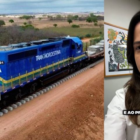 Raquel Lyra anuncia retomada das obras da Transnordestina em Pernambuco