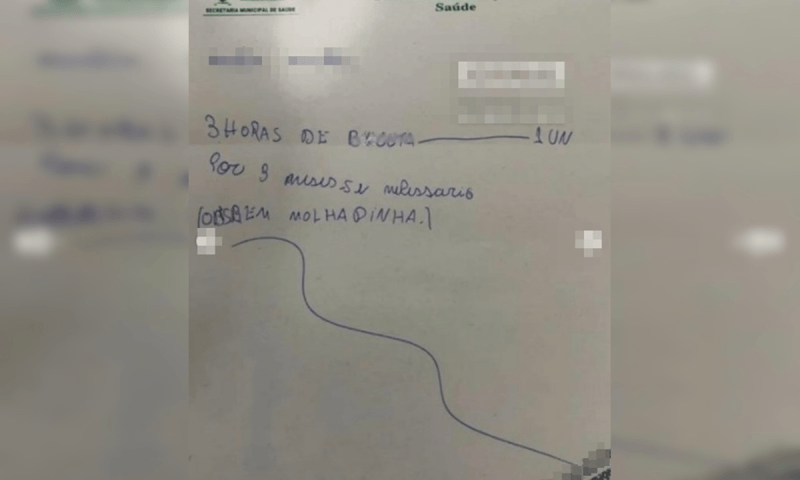 Estagiárias de enfermagem são “desligadas” após polêmica  em receita com prescrição de “3h de b#cet@” em posto de  saúde no Interior de Pernambuco