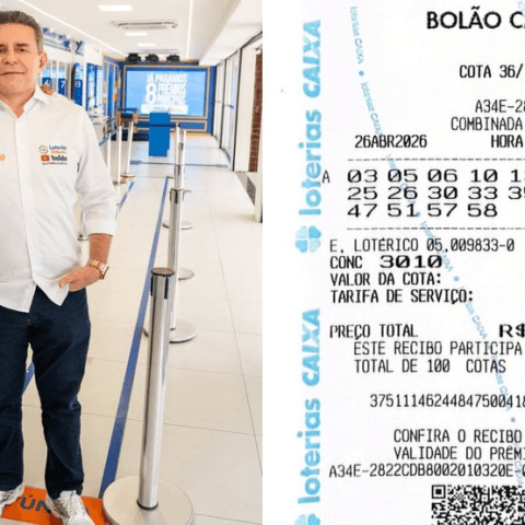 Dono de lotérica é um dos ganhadores de prêmio de R$ 168 milhões na Mega-Sena especial de 30 anos
