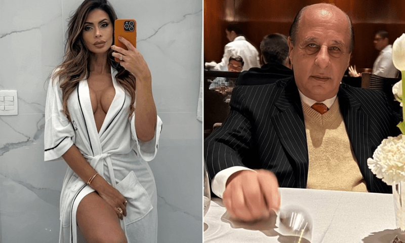 Clara Brasil se declara ao noivo, 53 anos mais velho e ex-chefão da CBF: ‘Te amo’