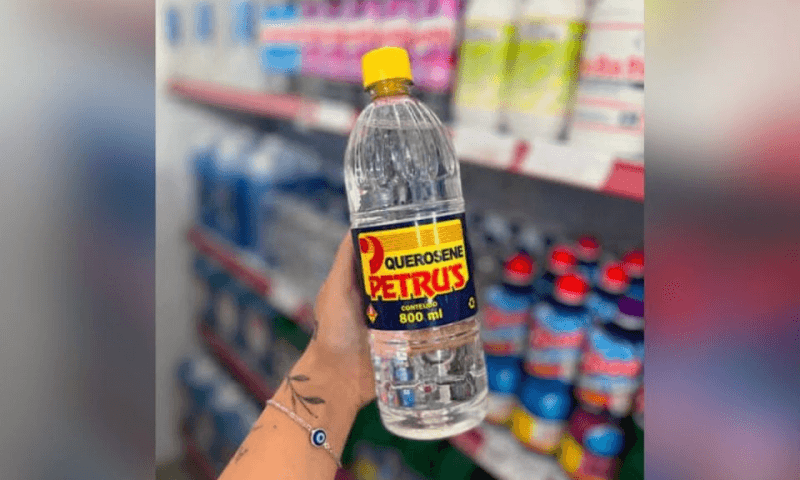 Anvisa manda recolher todos os lotes de querosene Petrus e proíbe venda em todo o país