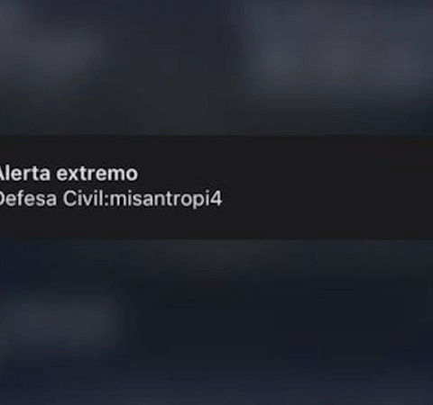 Polícia Federal vai investiga rfalso alerta da Defesa Civil