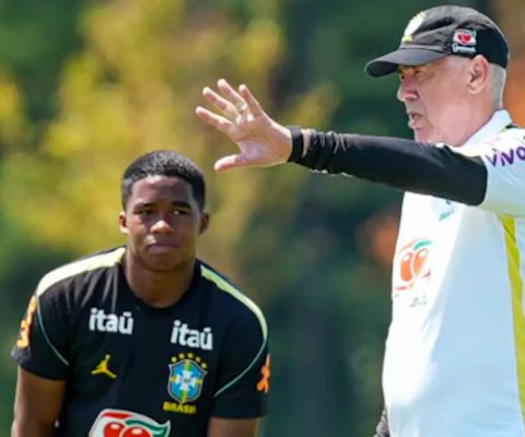 Resistência de Ancelotti com Endrick viraliza e ganha destaque no NY Times