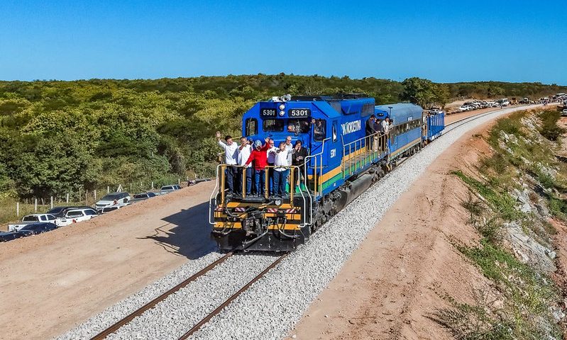Ferrovia Transnordestina, entre Ceará e Piauí, atinge 82% de obra concluída