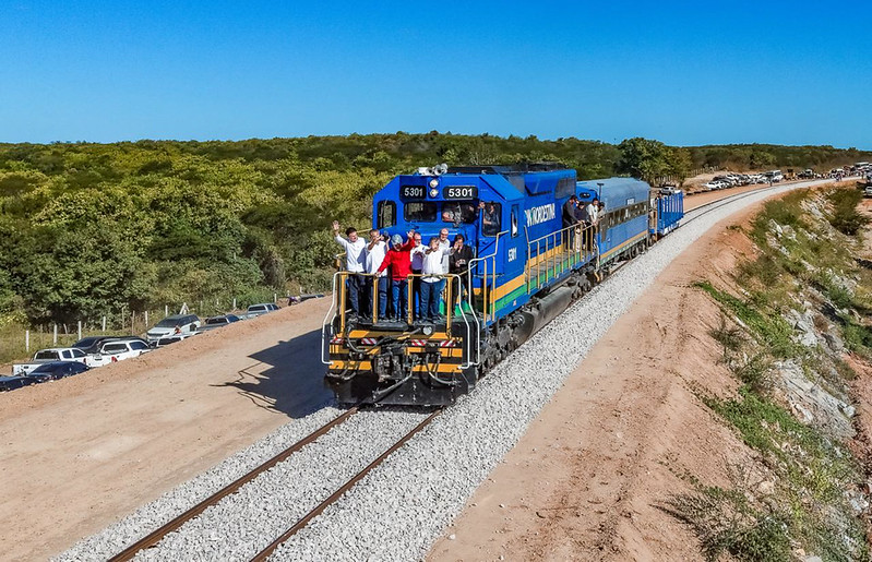 Ferrovia Transnordestina, entre Ceará e Piauí, atinge 82% de obra concluída